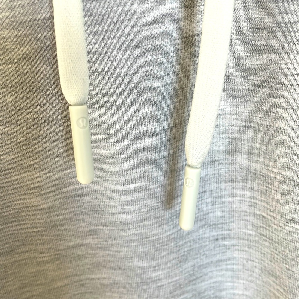 NWT Lululemon City Sweat Pullover Hoodie Heathered Ultra Light Grey Size XXL - Picture 3 of 10